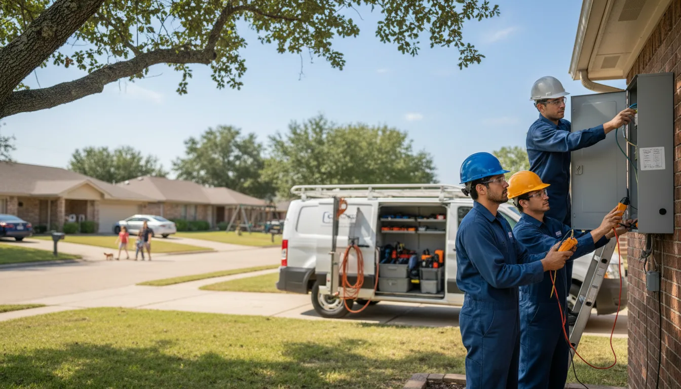 Certified electrician providing emergency electrical services in Ocklawaha, FL